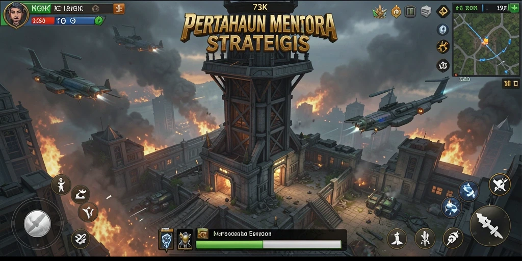 Tampilan gameplay 73K yang seru dan menegangkan.