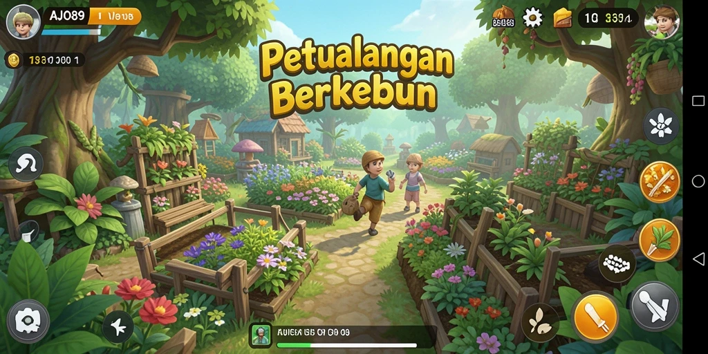 Tampilan gameplay AJO89 yang menarik dan penuh warna.