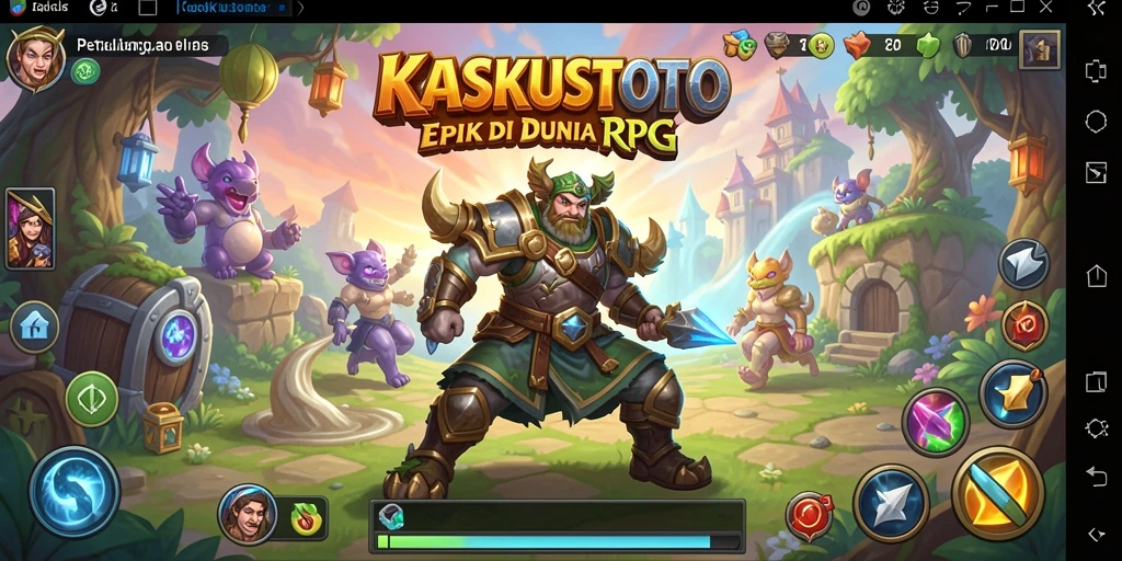 Tampilan gameplay KASKUSTOTO yang seru dan mendebarkan di dunia RPG.