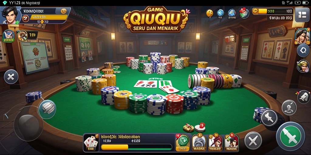 Gameplay seru QiuQiu di YY123 yang mengasyikkan.